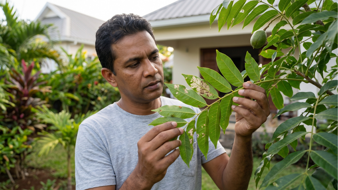Monitoring hog plum trees in Mauritius